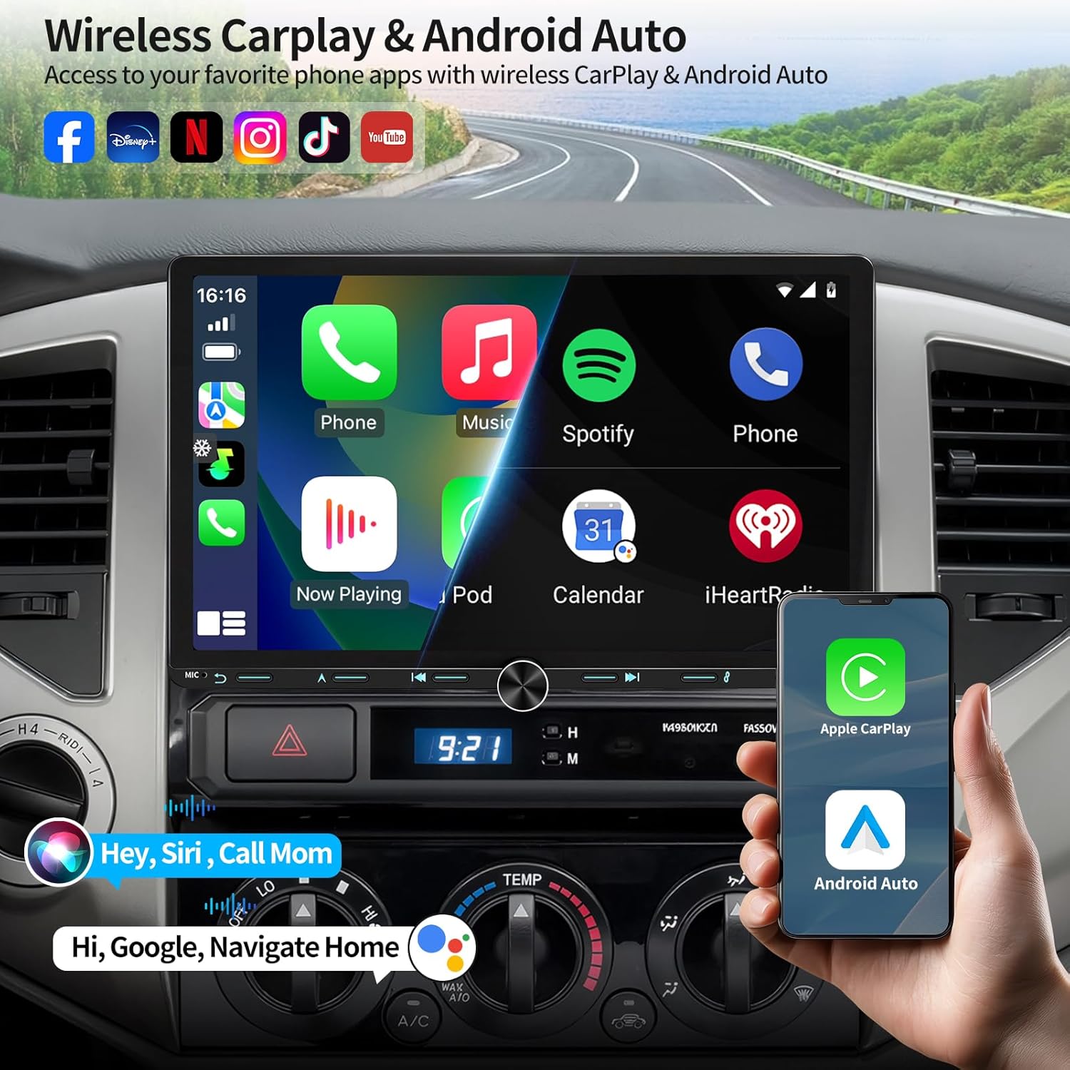 Smart Car Radio Toyota Tacoma 2005-2015