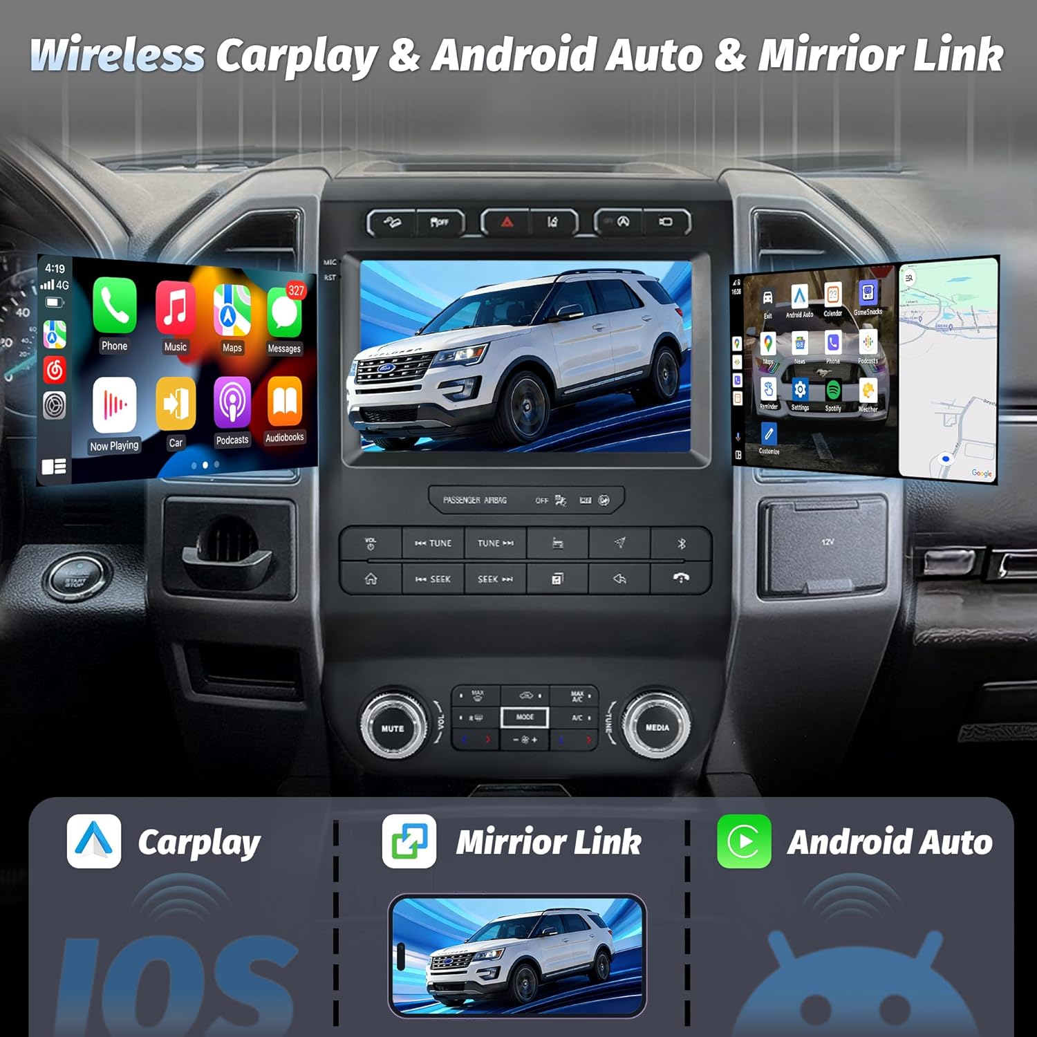 Smart Car Stereo Ford Expedition 2018-2021
